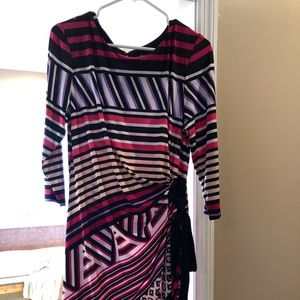 Leslie Fay Wrap Dress, size 14